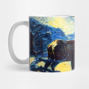 Starry Night Transformation of Van Gogh Style Mug